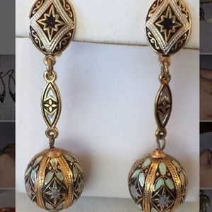 Vintage clip on earrings